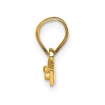 14k Medium Diamond-cut Top Charm - Image 2