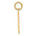 14k Medium Polished Number 0 Charm - Image 2