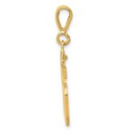 14k Medium Polished Number 55 Charm - Image 2