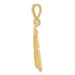 14k Medium Polished Number 86 Charm - Image 2