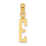 14k Polished Number 3 Pendant - Image 4