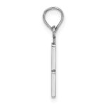 14kw Polished Number 3 Pendant - Image 2