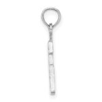 14kw Polished Number 6 Pendant - Image 2