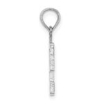 14kw Polished Number 9 Pendant - Image 2