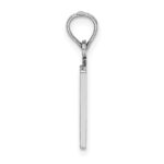 14kw Polished Number 10 Pendant - Image 2