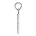 14kw Polished Number 13 Pendant - Image 2