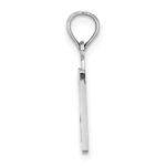 14kw Polished Number 20 Pendant - Image 2
