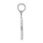 14kw Polished Number 21 Pendant - Image 2