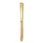 14k 3 carat Lab Grown Diamond VS/SI+ G+ Complete Circle Chain Slide Pendant - Image 2