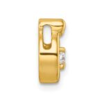 14k 1 Birthstone and Dia Mother/Child Chain Slide Semi-mount - Image 3