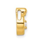 14k 4 Birthstone and Dia Mother/Child Chain Slide Semi-mount - Image 3