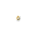 14k 6 Birthstone and Dia. Mother/Child Chain Slide Semi-mount