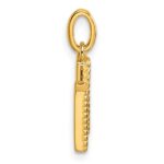 14k Twisted .05 ct. Diamond Initial M Charm - Image 2
