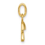 14K Polished Diamond Mushroom Charm - Image 2