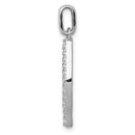 10k White Gold 1/4ct. Diamond Fancy Pendant - Image 2