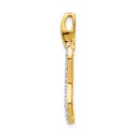 14k Polished 1/2 carat Diamond Fancy Pendant - Image 2