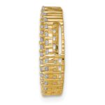 14k Polished 3/8 carat Diamond Circle Chain Slide - Image 2