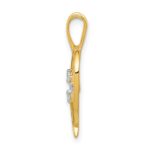 14k 1/20 carat Diamond Heart Pendant - Image 2