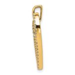 14k 1/6 carat Diamond Heart Pendant - Image 2