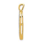 14k 1/4 carat Diamond Heart Pendant - Image 2