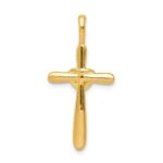 10K Diamond Cross w/Heart Pendant - Image 3