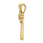 10K Diamond Cross Slide Pendant - Image 2