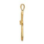 14k AA Diamond Passion Cross Pendant - Image 2