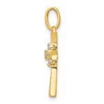 14k 1/15 carat Diamond Cross Pendant - Image 2