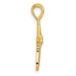 14k Diamond Cross Pendant - Image 2