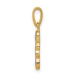 14k Diamond Four Leaf Clover Pendant - Image 2