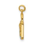 14k and White Rhodium Diamond Handbag Charm - Image 2