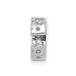 14K  White Gold Diamond Letter C Initial Charm - Image 2