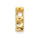 14K  Diamond Letter F Initial Charm - Image 2