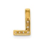 10K  Diamond Letter L Initial Charm - Image 3