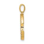 14K Diamond Letter C Initial Pendant - Image 2