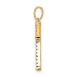 14K Diamond Letter K Initial Pendant - Image 2