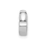 14k White Gold 1/6 carat Lab Grown Diamond VS/SI+ G+ Complete Fashion Pendant - Image 2