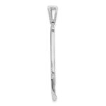 14k White Gold 1/4 carat Lab Grown Diamond VS/SI+ G+ Fashion Pendant - Image 2