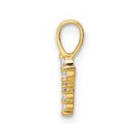 14k 1/15 carat Lab Grown Diamond VS/SI+ G+ Complete Letter Y Initial Pendant - Image 2