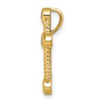 10k Sapphire Cross Chain Slide - Image 2