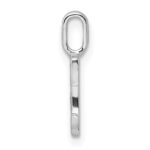 14K White Gold Diamond Letter C Initial Pendant - Image 2