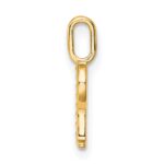 14k Diamond Letter P Initial Pendant - Image 2