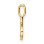 14k Diamond Letter S Initial Pendant - Image 2