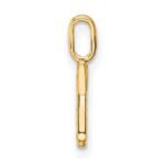 14k Diamond Letter T Initial Pendant - Image 2