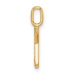 14k Diamond Initial X Pendant - Image 2
