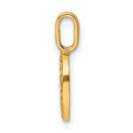 14K  Gold Diamond Letter D Initial Pendant - Image 2