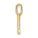14K  Gold Diamond Letter L Initial Pendant - Image 2