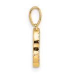 14K Diamond Letter C Initial Pendant - Image 2