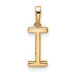 10K Diamond Letter I Initial Pendant - Image 4