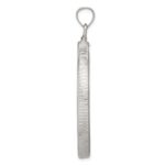Wideband Distinguished Coin Jewelry Sterling Silver Polished 40.6 x 3.1mm Screw Top Coin Bezel Pendant - Image 2